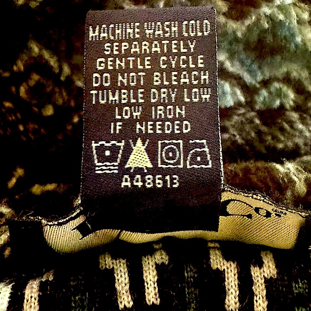 Denim & Co Nordic Stripe Print Toggle Drawstring … - image 7